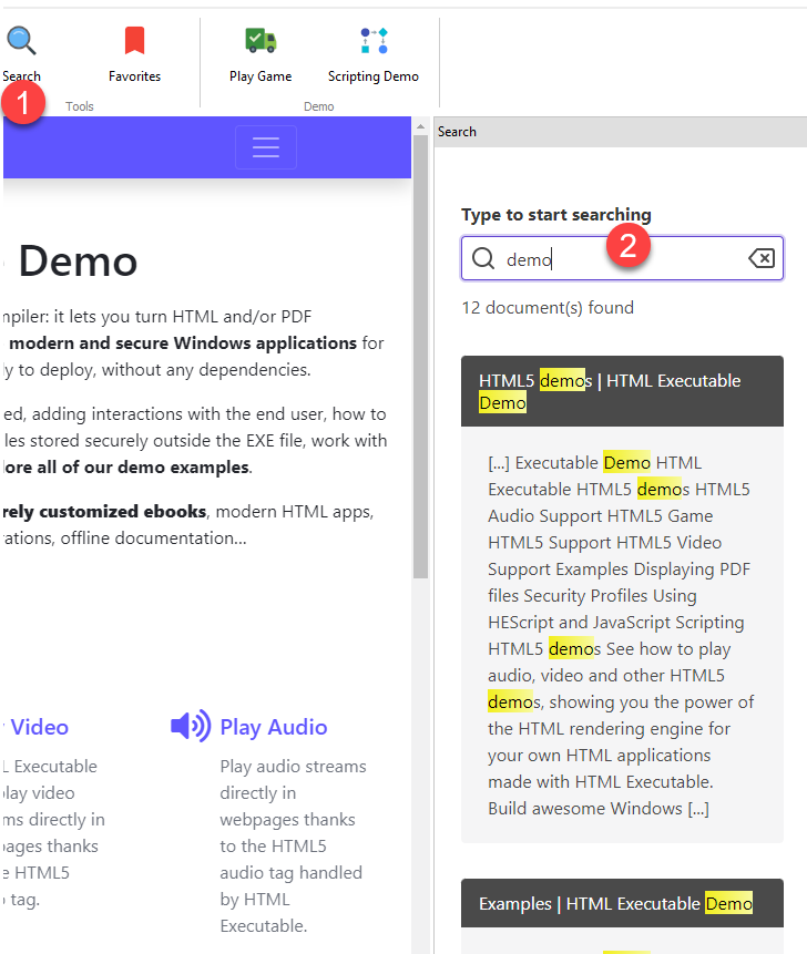 Recherche intégrée